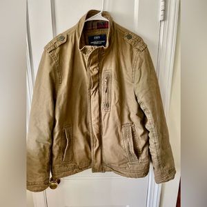 American Eagle Outfitters AEO Flannel Lined Military Utility Jacket XL